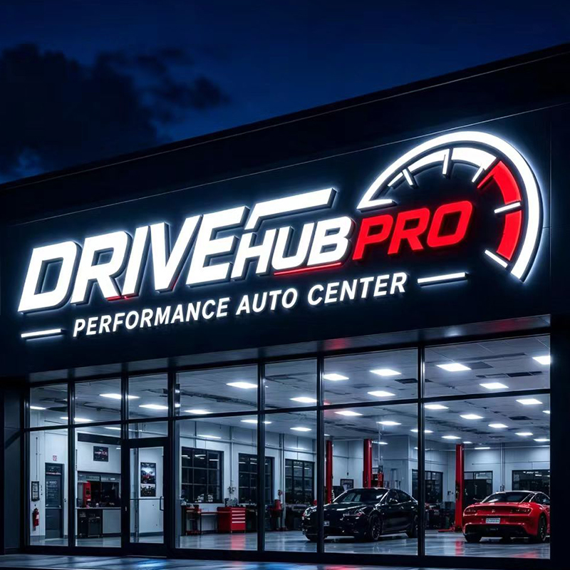 Letreiro 3D Personalizado com  - Auto Repair Shop Logo Design avaliação e preço